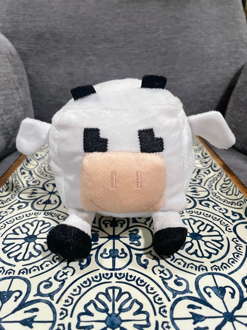 Nanco Square Minecraft Pixel Cow 6” Plush